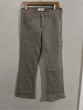 NWT Buckle Payton Khaki Stretch Bootcut Jeans size 29 Short